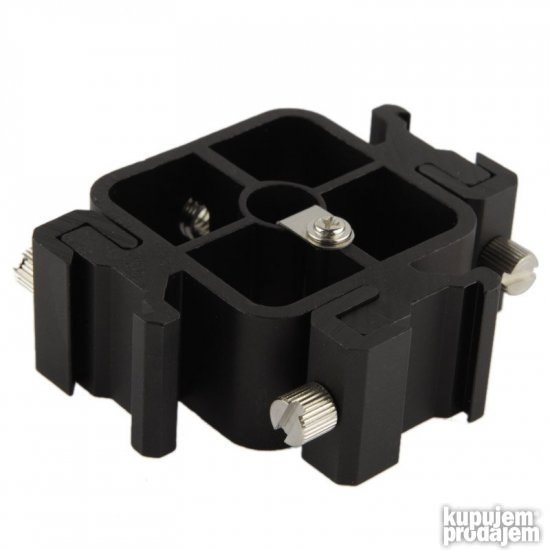 Trostruki adapter  Hot Shoesa 1/4" LED osvetljenje, za blic