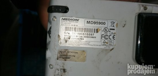 navigacija za auto medion mdpna200s md95900 polupan ekran
