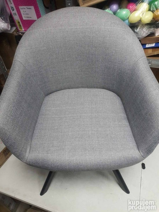 Stolica retro izgleda siva - Movian Crow