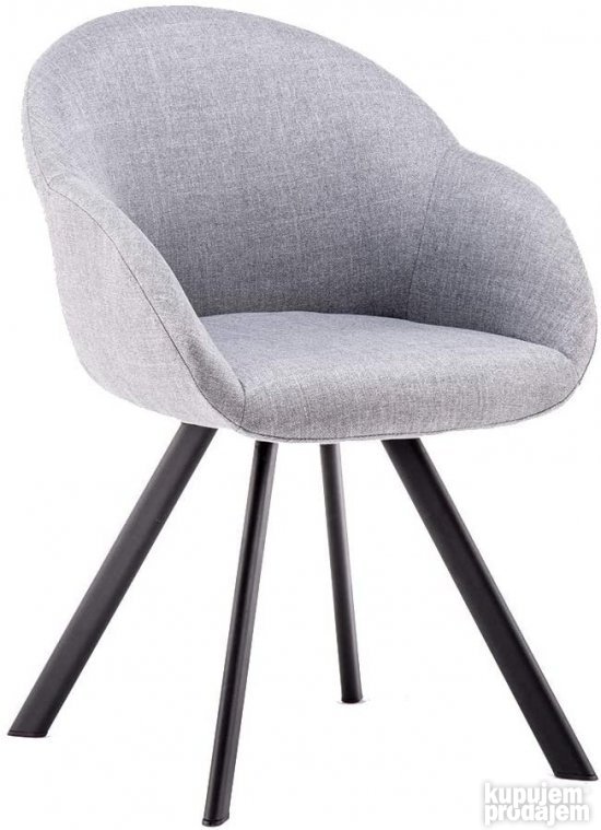 Stolica retro izgleda siva - Movian Crow