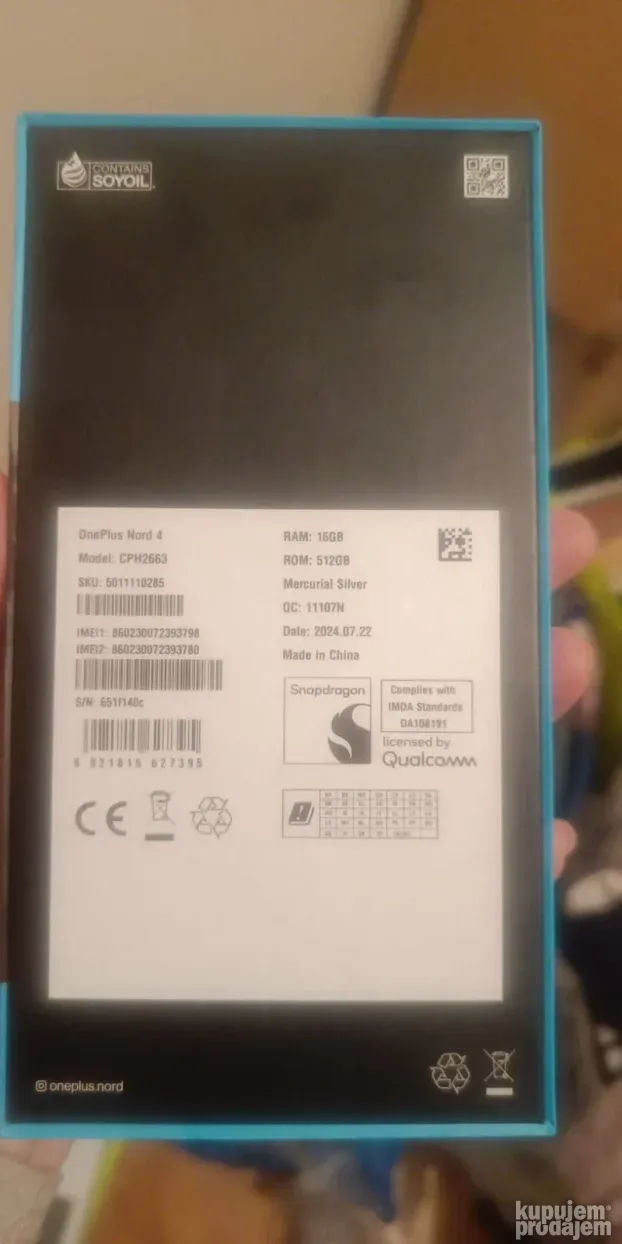 OnePlus Nord 4 512/16gb