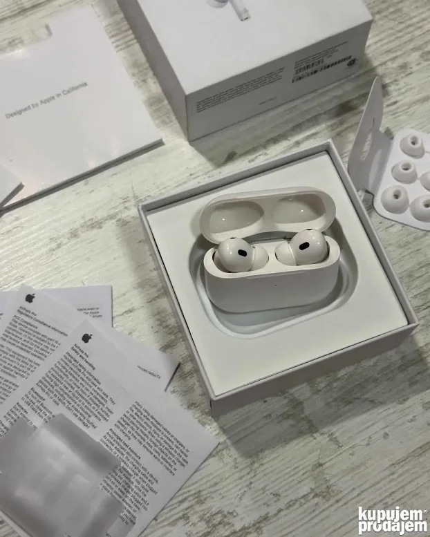 Apple AirPods Pro 3gen / Air Pods 2, 3, 4 / 2 pro crni petak