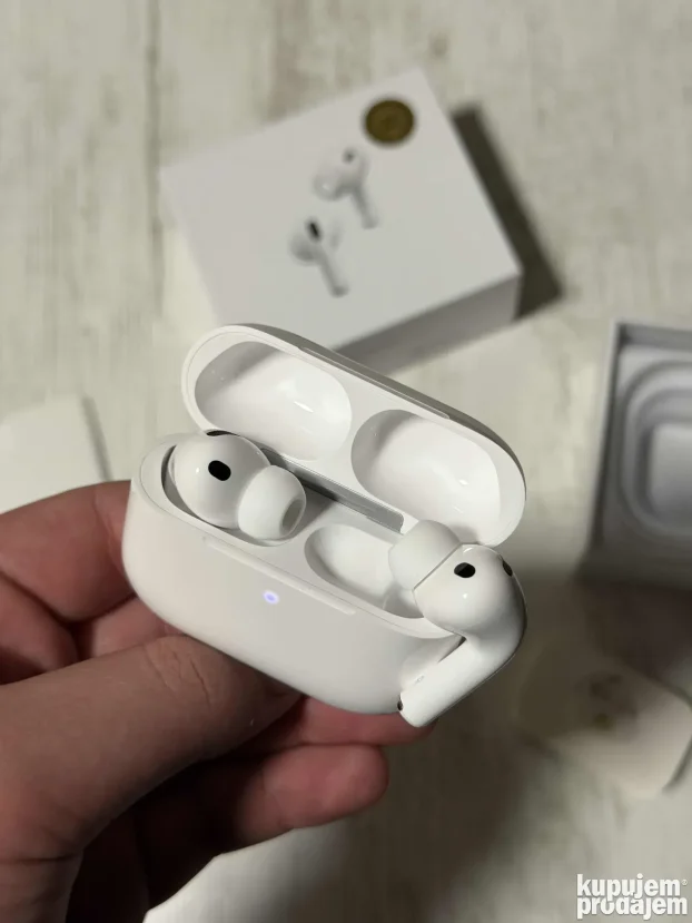 Apple AirPods Pro 3gen / Air Pods 2, 3, 4 / 2 pro crni petak