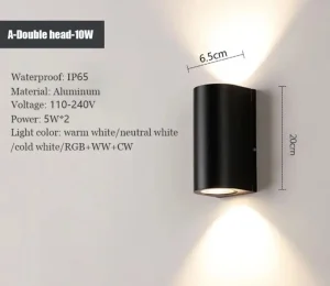 DVOSTRANA Zidna Lampa 5w dekorativna lampa