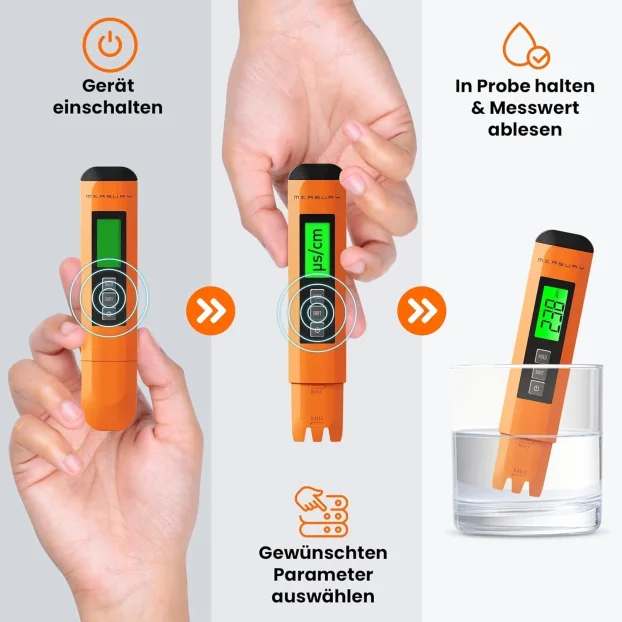 TDS & EC tester merač kvaliteta pijaće vode PPM vodomer