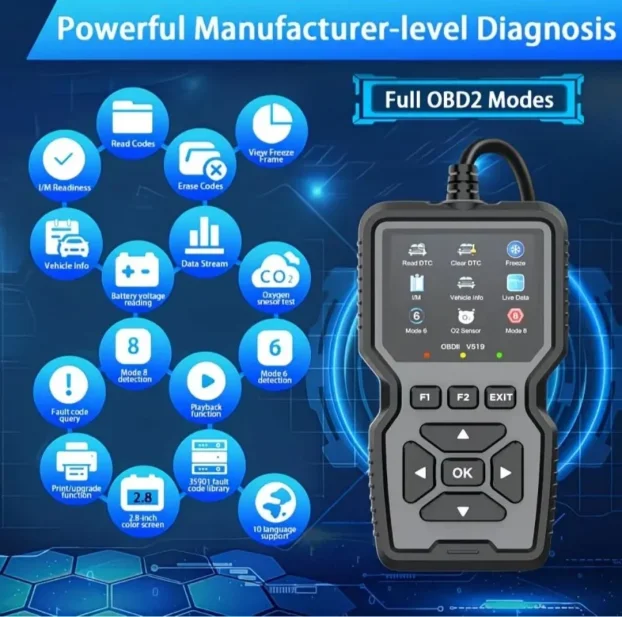 Univerzalna OBD II Auto dijagnostika OBD2 V519 NOVO