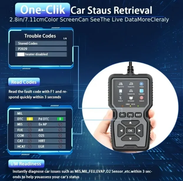Univerzalna OBD II Auto dijagnostika OBD2 V519 NOVO