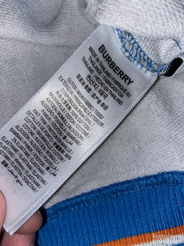 Burberry London muski dukser sa kapuljacom Original