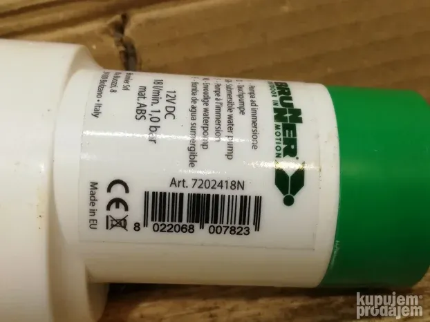 BRUNER kamperska pumpa za vodu 12 V 18 lit/min