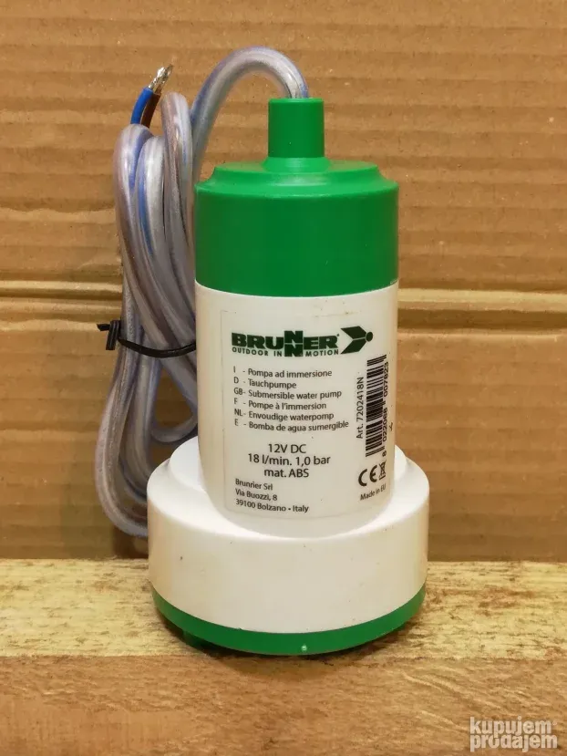 BRUNER kamperska pumpa za vodu 12 V 18 lit/min
