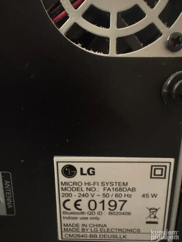 Mini linija br.73 LG sa Sony zvucnicima, uvoz Svajcarska