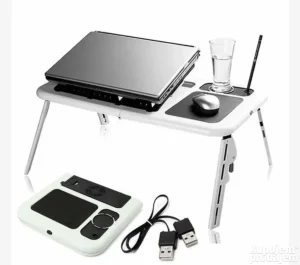 NOVO - E-Table Sto Za Laptop Sa Dva Kulera