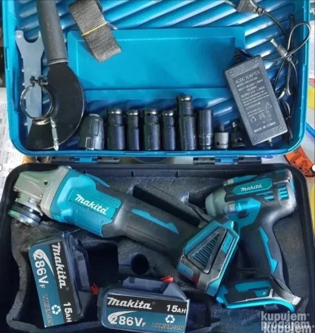 Makita Udarni odvijac 5000 Testera Trimer 4300 Brusilica6000