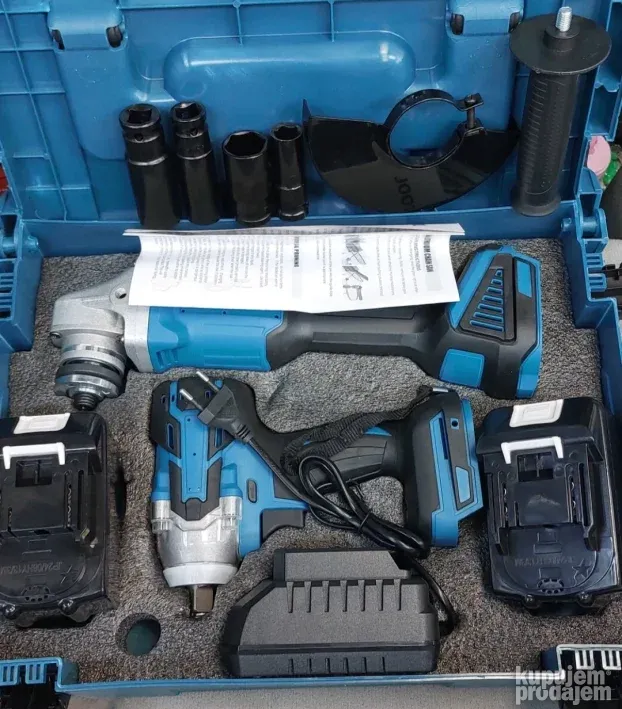 Makita Udarni odvijac 5000 Testera Trimer 4300 Brusilica6000