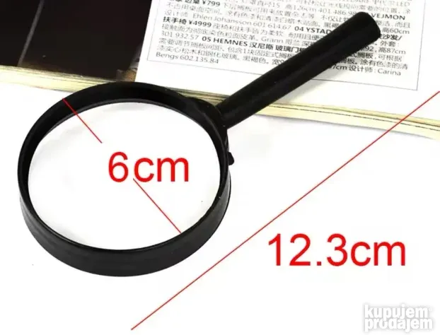 Lupa Zoom 5x Magnifying Glass Uveličavajuće Staklo