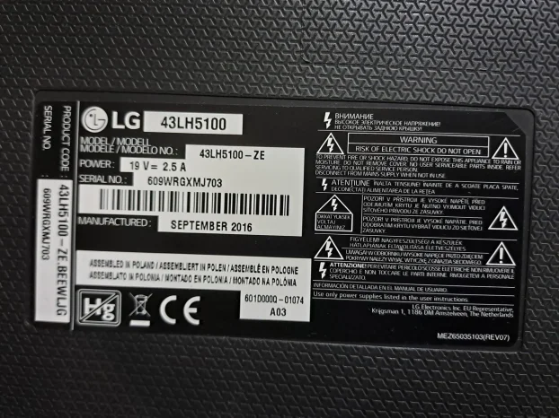 LG 43 inca polupan ekran - KupujemProdajem