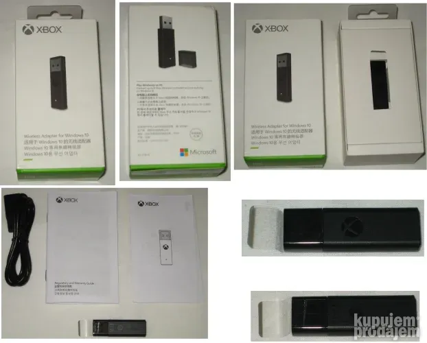Xbox Wireless Adapter Play and Charge Kit Series X One Slim