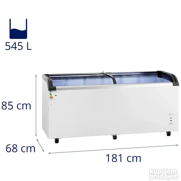 Royal Catering Zamrzivac Hladnjak 545L
