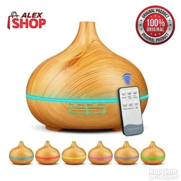 Aromatični difuzer 7 LED lampa i PREČIŠĆIVAČ VAZDUHA