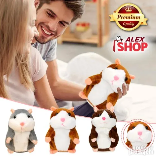 Brbljivi hrčak muzička igračka