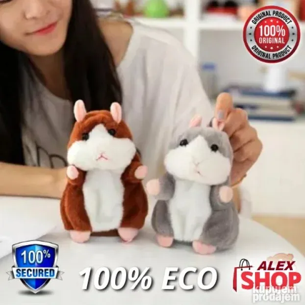 Brbljivi hrčak muzička igračka