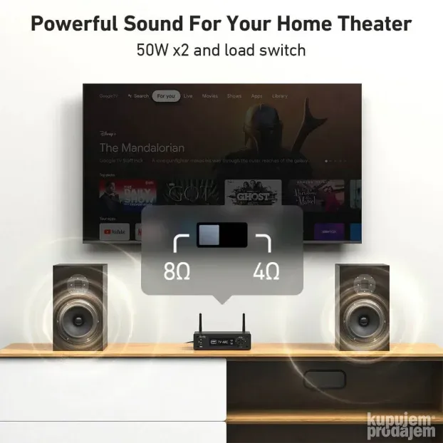 Arylic S50 Pro+ Wireless Stereo Preamp
