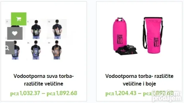 Vodootporne torbe i futrole