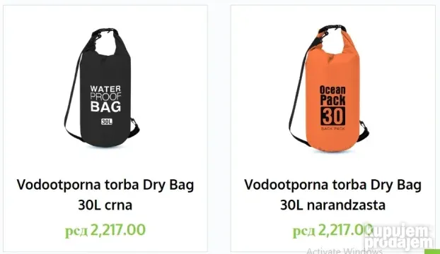 Vodootporne torbe i futrole