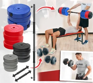 Tegovi i klupa 117cm / tegovi 134kg tegovi i 2+1 šipka