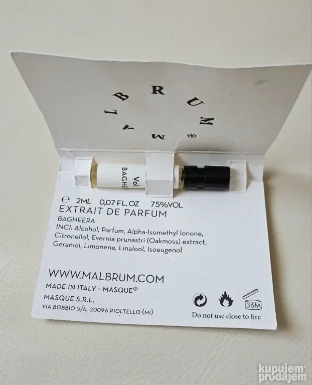 Malbrum Parfums Bagheera original tester