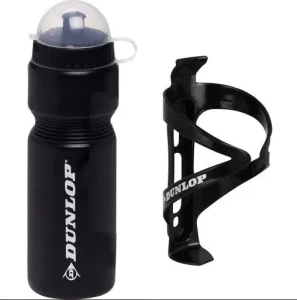 Dunlop nosac bidona i bidon. U crnoj i beloj boji flasice