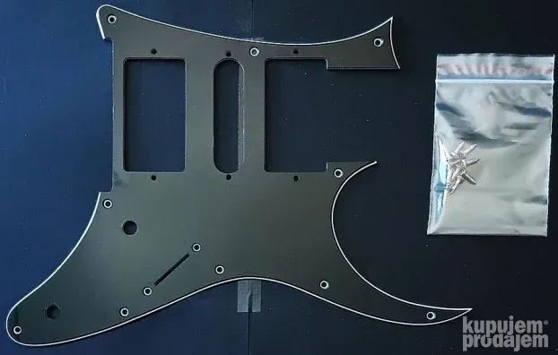 Pickguard (Maska) za Ibanez RG-550 Black Original+Srafovi