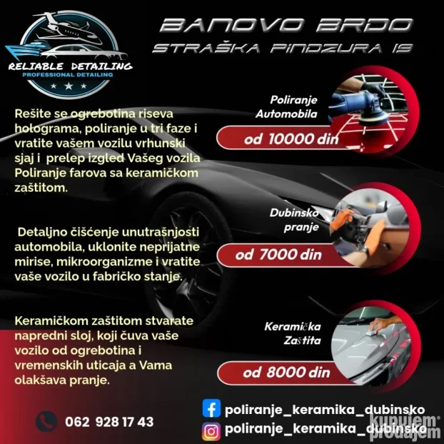 Poliranje keramika dubinsko pranje