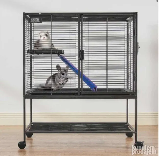 metalni kavez za male zivotinje 77x52x92 cm