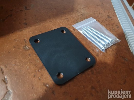 Squier By Fender Neck Plate Chrome SET - ZAMENA
