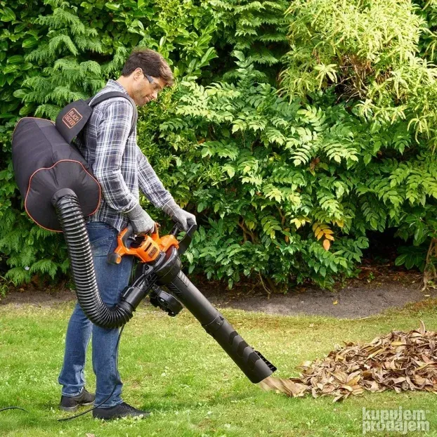 Black+Decker BEBLV301-QS usisivač, duvaljka za lisce