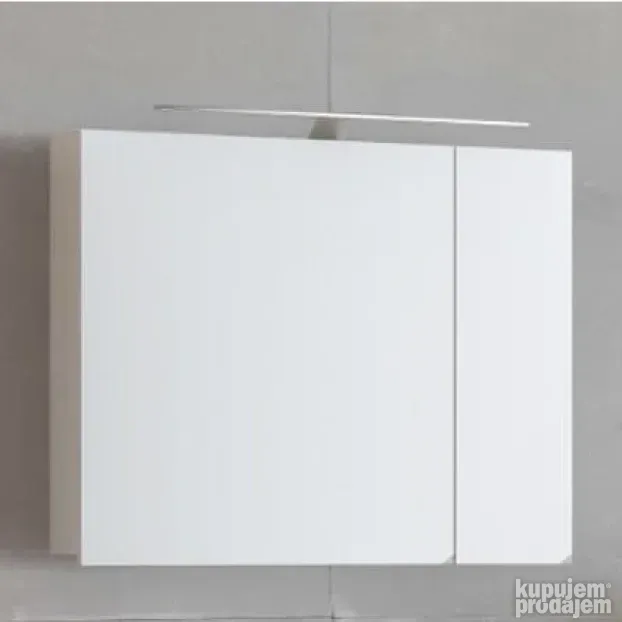 Oxana 80 ogledalo sa ormarićem svetli bagrem (acacia light)