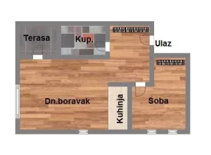 Jednoiposoban - 33m2 - Salajka - 542927