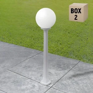 Podna stubna lampa FUMAGALLI GIAFFA/G250 Bela - Set 2 komada