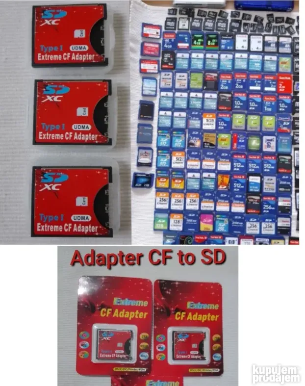 Compact Flash kartice za fotoaparate - Nove i Polovne -