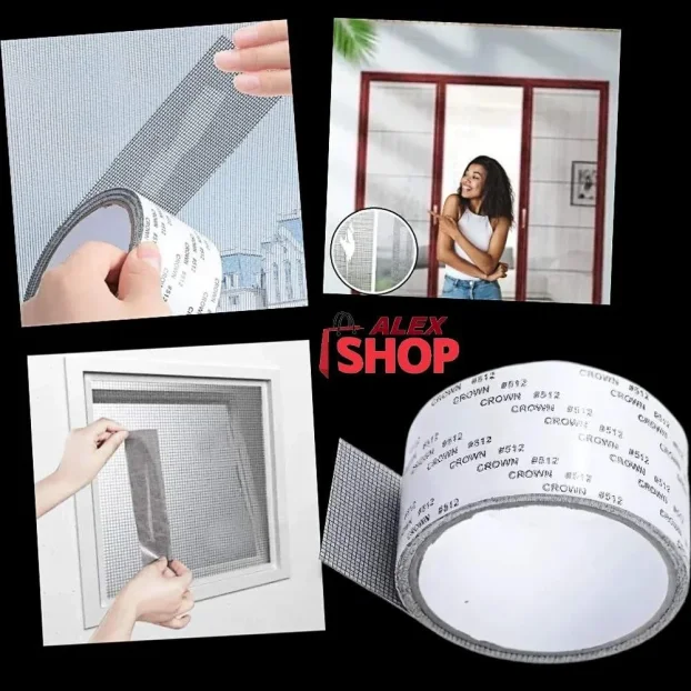 Samolepljiva traka za popravku mreže komarnika zavese