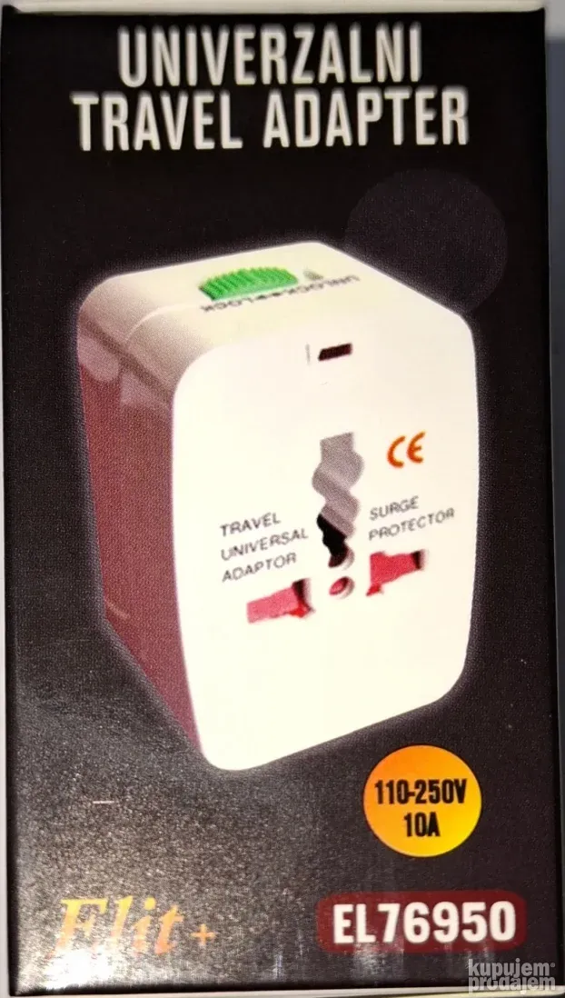 Strujni adapter ELIT+   EU+US+AU+UK