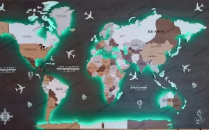Led mapa sveta