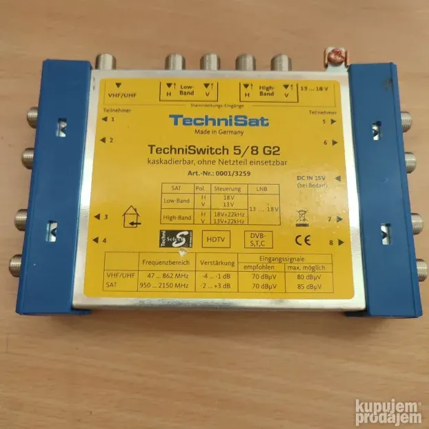 Tele star switch 5.G.8G2