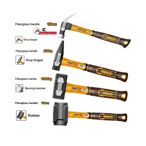 Četvorodelni set čekića HCH9004 SUPER INGCO