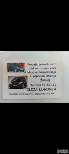Delovi za,Mercedes A,B klasu.