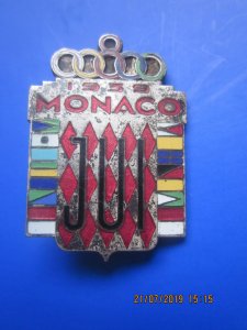 Monaco-1939-Internacional University Olympic badge