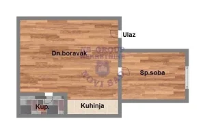 Adice, jednoiposoban, 30 m²