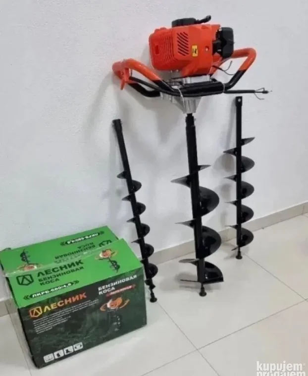 Busac za rupe sa tri burgije Lesnik