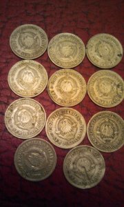 kovanica Yugoslavia 1 dinar 1968